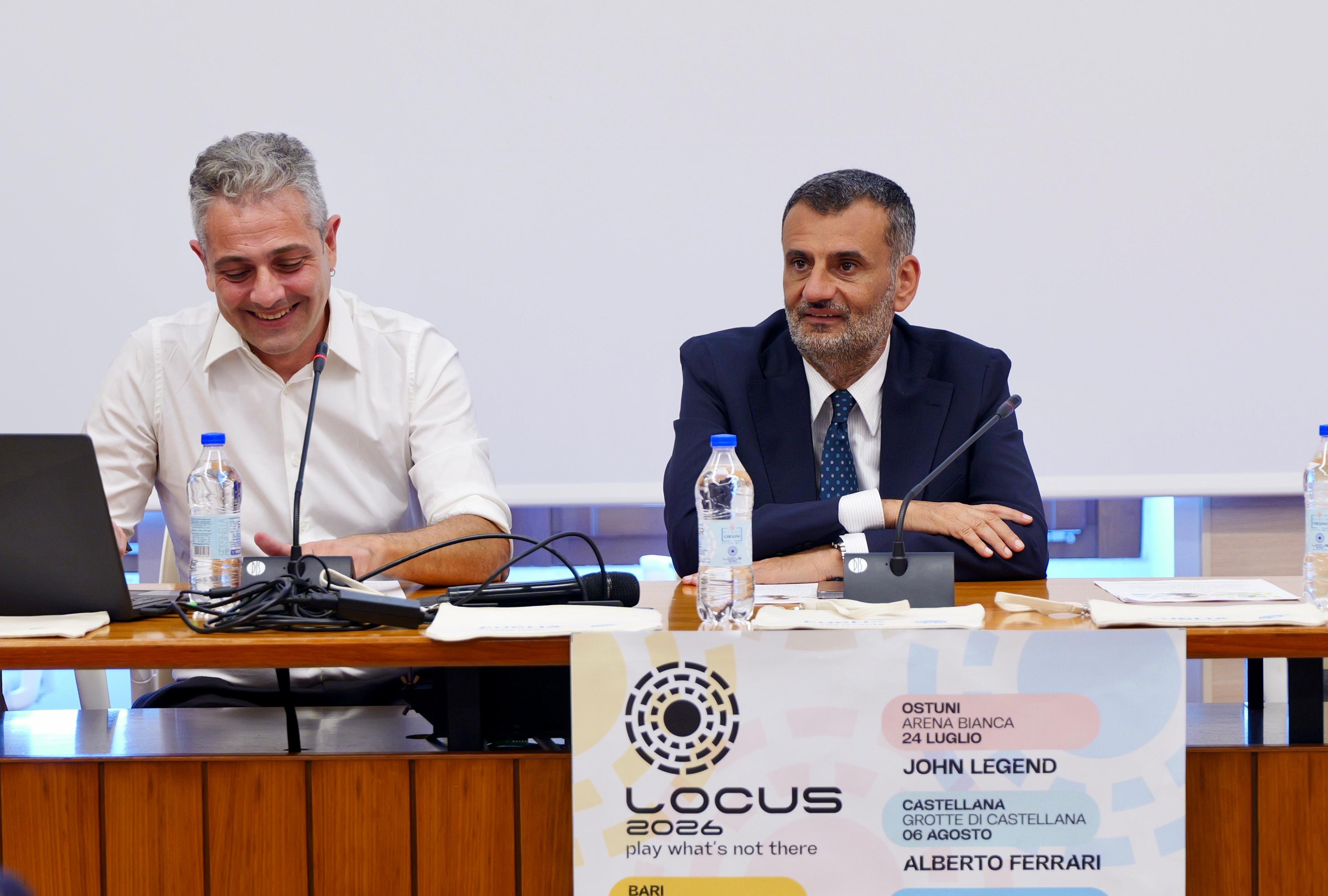 Galleria LOCUS FESTIVAL 2026, PRESENTATO IN CONFERENZA STAMPA IL PROGRAMMA DELLA XXII EDIZIONE - Diapositiva 2 di 7